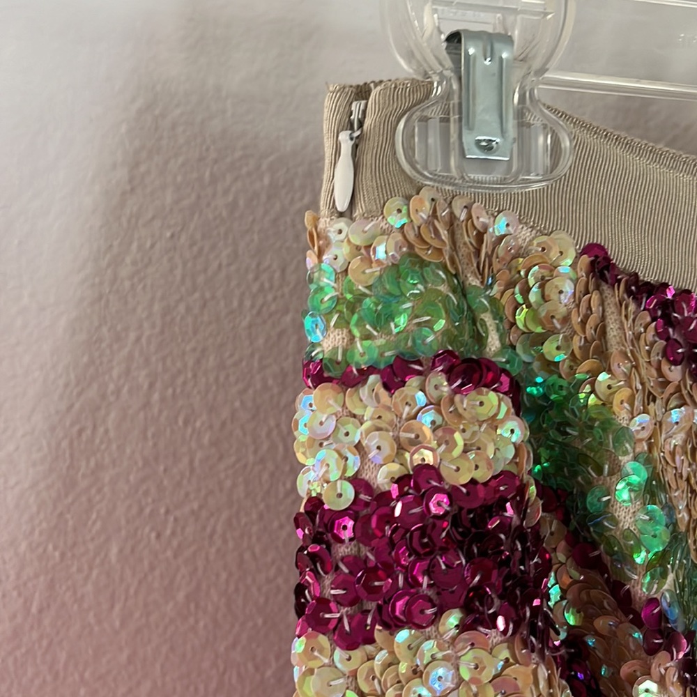 J. Crew Multicolor Sequin A-Line Party Skirt - Picture 6 of 6